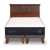 Cama Europea Super Premium 2p Bd Respaldo New Torino Caramel