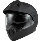 Casco Fly Racing Odyssey Adventure Modular Negro Mate LG Diseño Solid