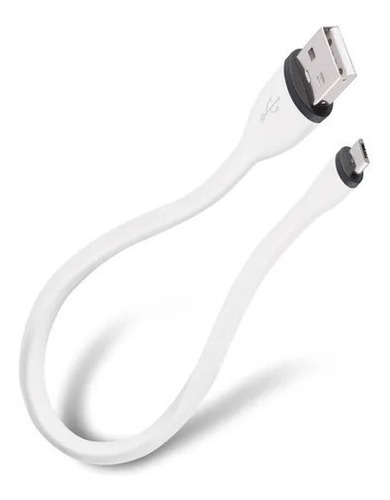 Cable Ultra Flexible Usb Blanco Micro Usb Steren Usb-495
