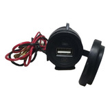 Encendedor Toma Hembra Cargador Usb + Soporte Auto Moto 12v