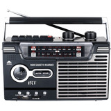 Radio Cassette Irt Bluetooth/fm/usb/sd/vintage Surfnet Store
