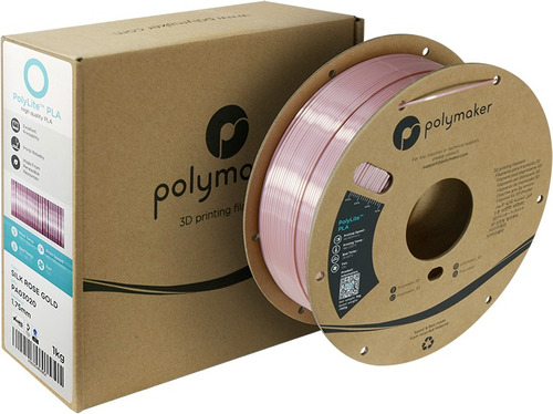 Filamento Polymaker Polylite Pla Silk Colors, 1.75mm - 1kg Color Rosa Claro
