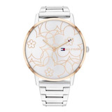 Reloj Tommy Hilfiger Alex - Mujer - 1782368 Color De La Malla Plateado Color Del Bisel Rosê Color Del Fondo Plateado