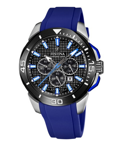 Reloj Festina F20642.1 Para Hombre Cronografo Fechador Am/pm