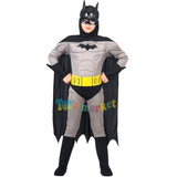 Disfraz De Batman Con Musculos Botas Y Capa Sulamericana
