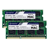 Memoria Ram Timetec 8gb Kit(2x4gb) P/ Apple Ddr3l 1600mhz