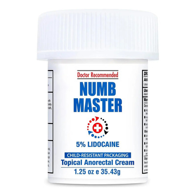 Numb Master Crema Anestésica Hemorroide 5% Lidocaína Aloe | MercadoLibre
