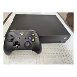 Vídeo Game Microsoft Xbox One X 1tb Preto C/ Controle Novinho