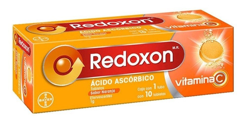 Vitamina C (ácido Ascórbico) - Redoxon Naranja - 10 Tabl