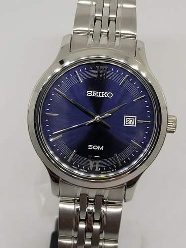 Reloj Seiko Sur709p1 Dama Azul Sin Fact. Estuche Alternativo