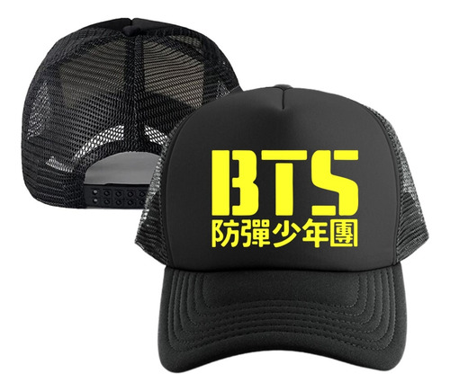 Gorra Bts Musica Grupo Logo Cachucha Malla Adulto-niño