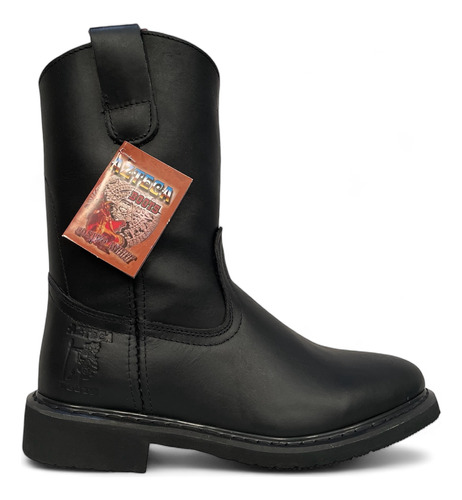 Bota Azteca Para Caballero 100%piel Uso Rudo