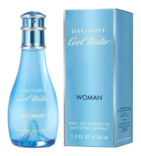 Davidoff Cool Water Edt 30 ml Para  Mujer  