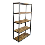 Mueble Biblioteca Estantes Repisa Industrial 110x40x180 