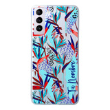 Funda Para Galaxy Flores Para Mujer Personalizada Tu Nombre