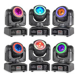 6x Mini Moving Beam Farol 60w 2in1 Effect + Fita Led 20w Dmx 110v/220v