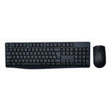 Teclado E Mouse Multilaser Bulk Sem Fio 2.4 Ghz Usb Preto Tc