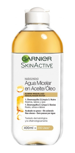 Garnier Skin Agua Micelar En Óleo X400 