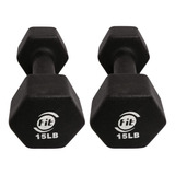 Pesas Mancuernas 15 Lb Set X 2 Unidades Ejercicios Gym