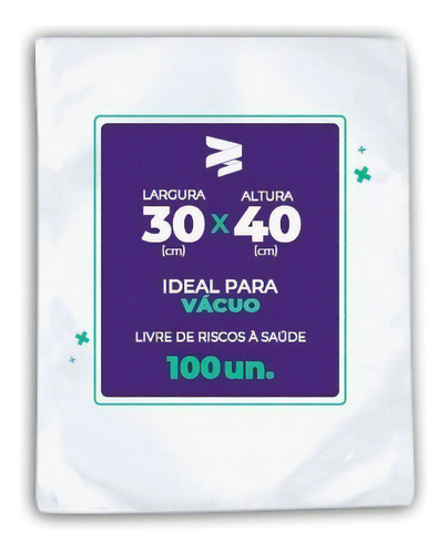 Embalagem / Sacos A Vácuo 30x40 - 100 Und