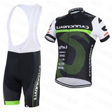 Conjunto Ciclismo Tricota Cannondale Calza Acolchado Tirante