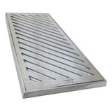 Ralo Linear 20x50 Grelha Suporte Alumínio Modelo Diagonal