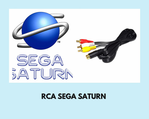 Cable Rca Audio Y Video Sega Saturn Consola