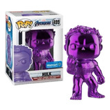Funko Pop Hulk #499 Purple Chrome Walmart Exclusive Avengers