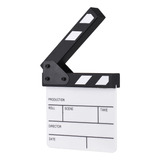 Película Clapper Board Tv Cut Scene Slate Action De Borrado