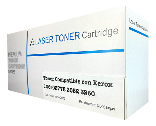 Toner Compatible 106r02778 Tigre Xerox 3052 3260 3k