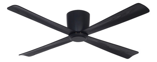 Ventilador De Techo 4 Palas Madera Negra 6 Velocidades Smart Color De La Estructura Negro Color De Las Aspas Negro Diámetro 126 Cm