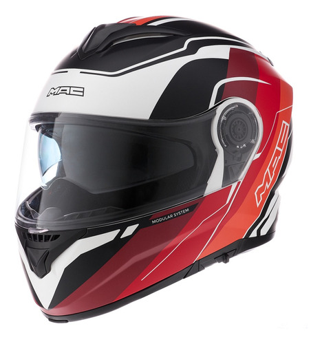 Casco Moto Rebatible Mac Doble Visor Nuevas Gráficas