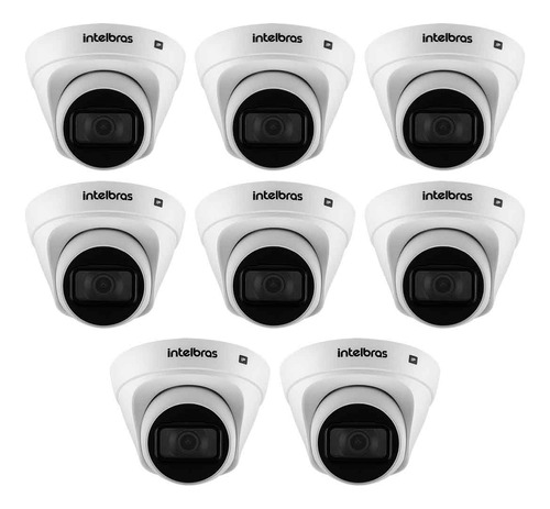 8 Câmeras Intelbras Vip 1230 D G4 1080p Ip Visão Noturna 30m