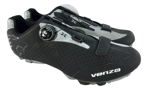 Zapatillas De Ciclismo Mtb Venzo Vz-20 C/velcro Y Boa