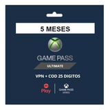 Xbox Game Pass Ultimate Assinatura 5 Meses Código Descrição