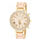 Reloj Mujer U.s. Polo Assn. Usc40063 Cuarzo Pulso Bicolor En