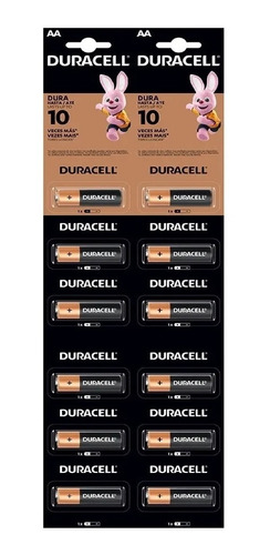 Duracell Aa Tira 32 Unidades / Crisol Tecno