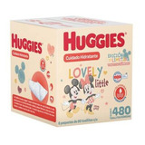 Toallas Húmedas Huggies Supreme Caja 480pz Cuidado Hidratant