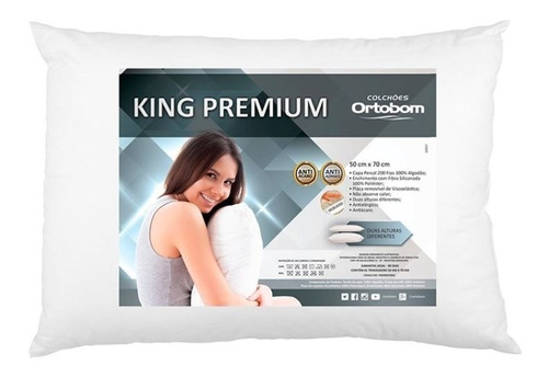 Travesseiro King Premium - Duas Alturas Para Maior Conforto