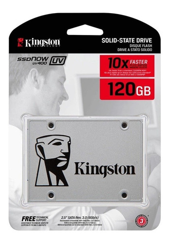 Ssd 120gb Kingston A400 2.5 Sata Iii 500mb/s