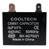 Capacitor De Marcha Cuadrado 3uf 440vac 50/60hz