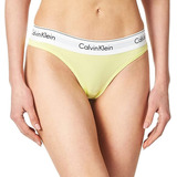 Tanga Calvin Klein Amarilla Para Mujer 100% Nueva Y Original