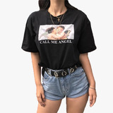 Camiseta Unisex  Call Me Ángel 