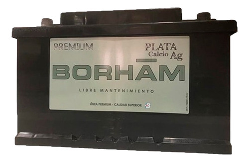 Bateria 12x75 Amp. Borham Para Peugeot 408