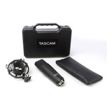 Micrófono Condensador Tascam Tm-180 Con Case Y Estuche