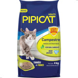 Areia Higiênica Pipicat Kelco Campestre Econômico 4kg