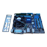 Placa Mãe Asus P5g41t-m Lx2/br +2 Gigas +dual Core Funcionan