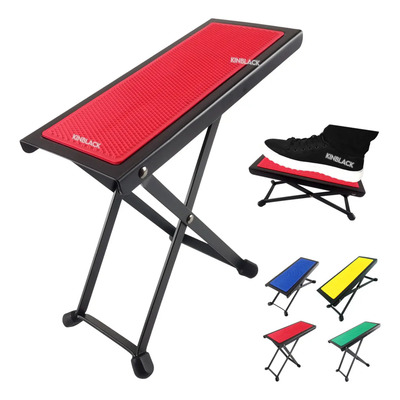 Banco De Pie Para Guitarrista o Bajista de 10 Pulgadas Con Antideslizante Color Rojo | MercadoLibre