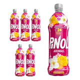 6 Pzs Limpiador Multiusos Líquido Pinol Aromas Floral 828ml