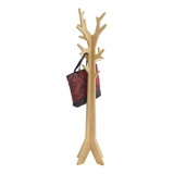 Perchero De Pie Sol Arbol Bajo Madera Mdf Crudo Encastrable